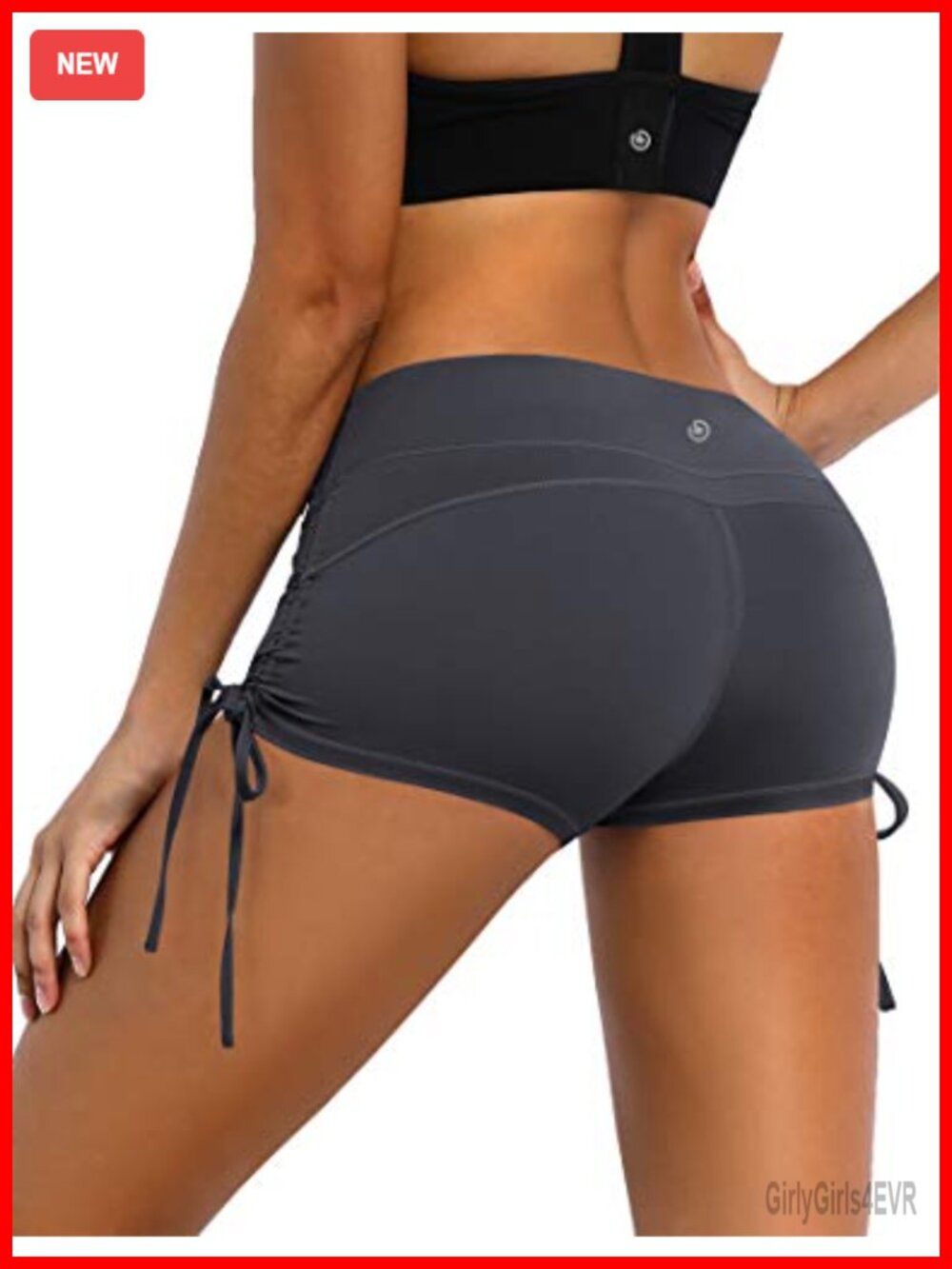 Sexy Booty Yoga Shorts Women Tummy Control Stretch Workout Shorts